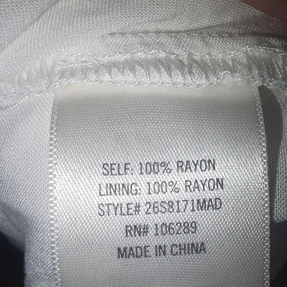 Blue Rain Dress - White with Floral Patterns Pefect For Fall - Picture 5 of 5